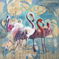 Maria Ditaranto: Flamingos