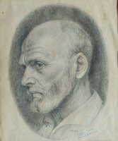 Szabó, Vladimir: Self portrait with bart