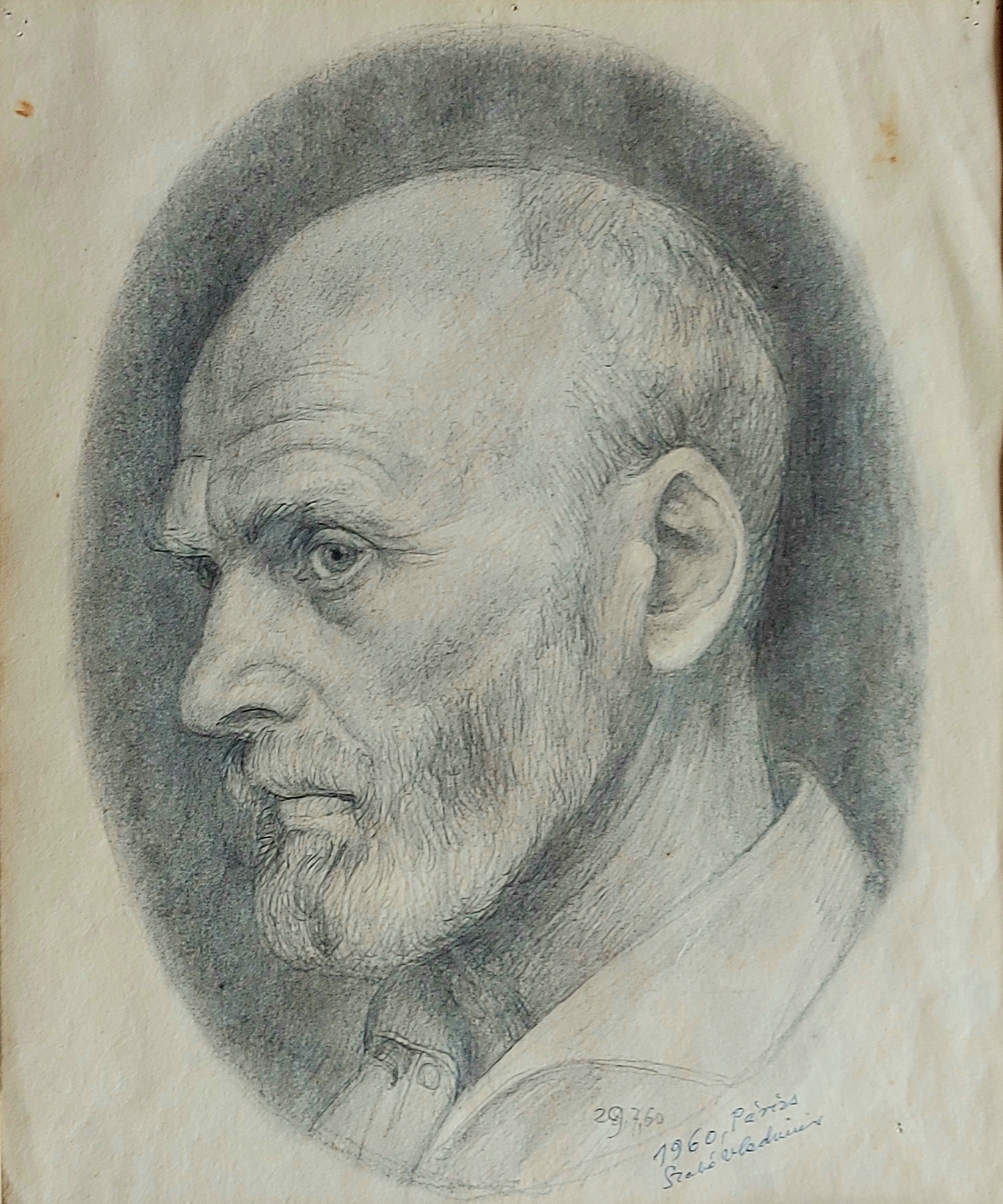 Szabó, Vladimir: Self portrait with bart